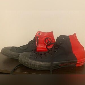 Black and Red Chucks